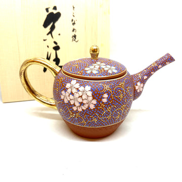Kyusu Japanese Teapot - Sakura Arabesque- #123- 240 ml